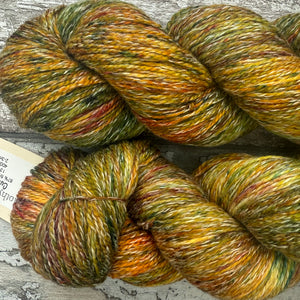 Cute Leaf Season, merino pima cotton 4ply yarn
