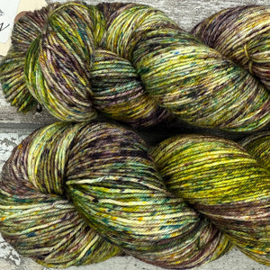 Autumn Garden, merino nylon sock yarn