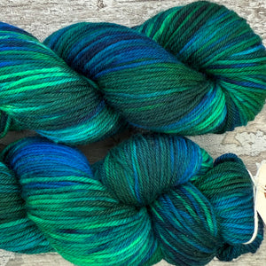 Peacock DK, merino nylon yarn