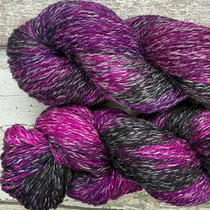 Black Tulip, merino pima cotton 4ply yarn