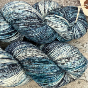 Tumultuous, merino nylon sock yarn