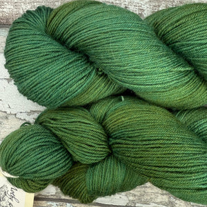 Avocado, merino nylon sock yarn