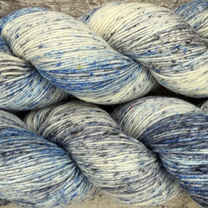 Ocean Storm, merino nylon sock yarn