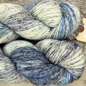 Ocean Storm, merino nylon sock yarn