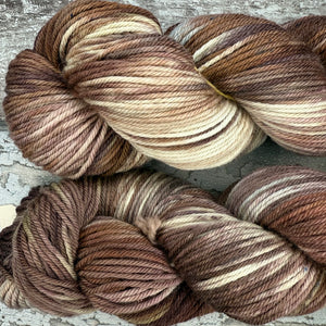 Brown Tabby Cat DK, merino nylon yarn