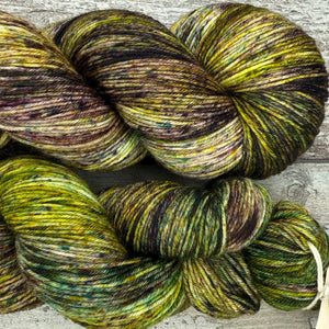 Autumn Garden, merino nylon sock yarn