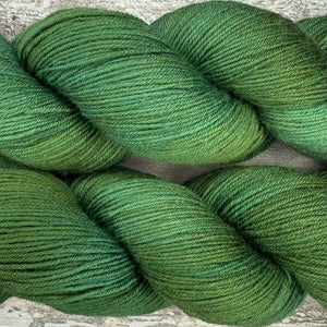 Avocado, merino nylon sock yarn