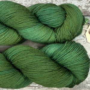 Avocado, merino nylon sock yarn