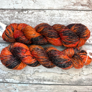 Tortoiseshell Cat, merino pima cotton yarn