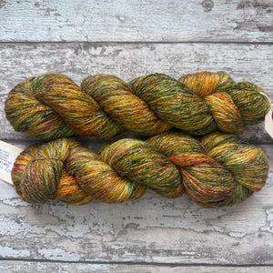 Cute Leaf Season, merino pima cotton 4ply yarn