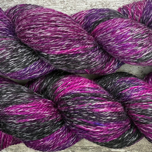 Black Tulip, merino pima cotton 4ply yarn