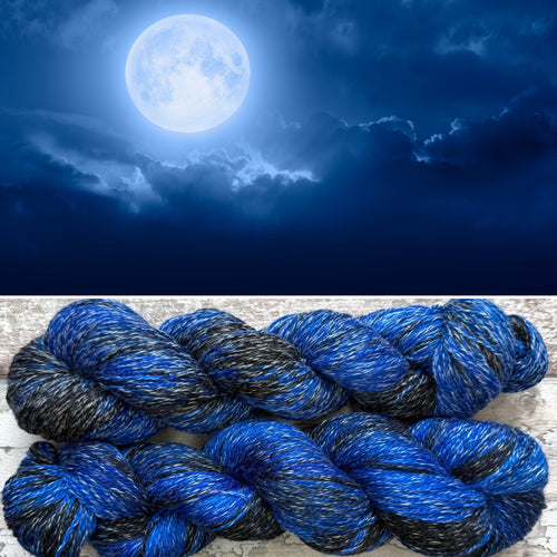 Moonlit Sky, merino pima cotton 4ply yarn