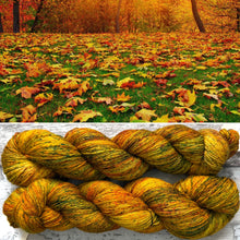 Load image into Gallery viewer, Cute Leaf Season, merino nylon sock yarn