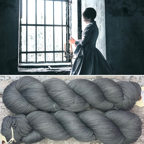 Grey Woman, merino nylon sock yarn