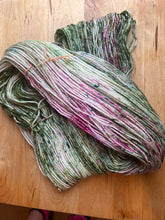 Load image into Gallery viewer, A Winter Rose, merino nylon sock yarn