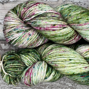A Winter Rose, merino nylon sock yarn