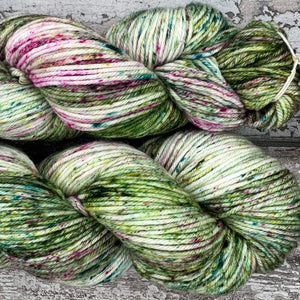 A Winter Rose, merino nylon sock yarn