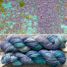 Load image into Gallery viewer, Beautifully Weathered, merino nylon sock yarn