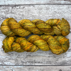 Make Hay While The Sun Shines, merino nylon sock yarn