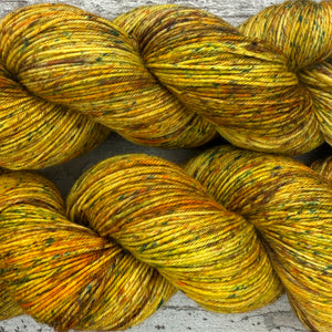 Make Hay While The Sun Shines, merino nylon sock yarn