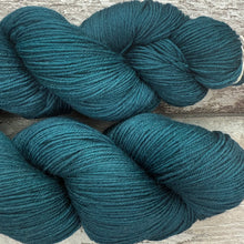 Load image into Gallery viewer, Dark Teal, merino nylon sock yarn