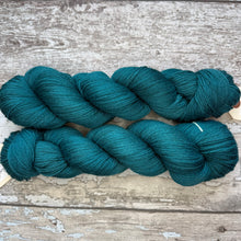Load image into Gallery viewer, Simply Teal, merino nylon sock yarn
