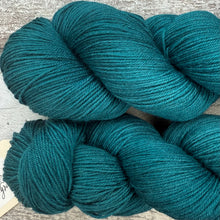 Load image into Gallery viewer, Simply Teal, merino nylon sock yarn
