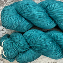 Load image into Gallery viewer, Tidal Teal, merino nylon sock yarn