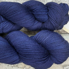 Load image into Gallery viewer, In the Navy, merino nylon sock yarn