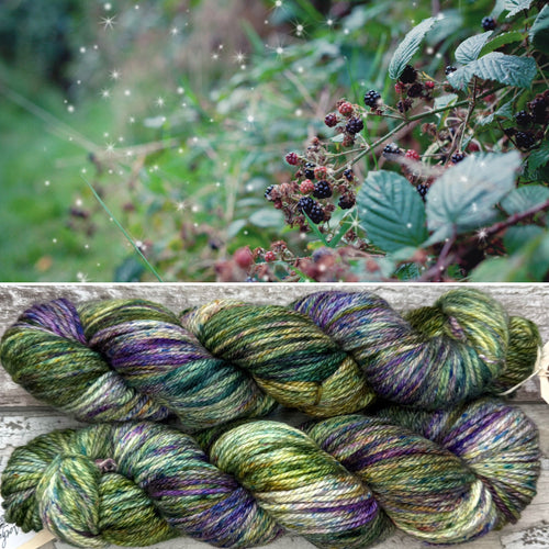 Winter Woodland Aran, soft superwash merino yarn