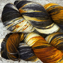 Load image into Gallery viewer, Calico Cat, merino nylon sock yarn