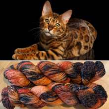 Load image into Gallery viewer, Bengal Cat, merino pima cotton yarn