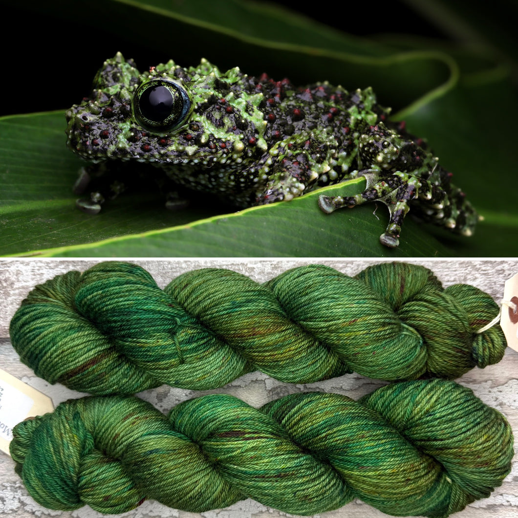 Mossy Frog DK, merino nylon yarn