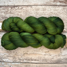 Load image into Gallery viewer, Conifers, merino nylon sock yarn