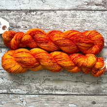 Load image into Gallery viewer, Orange Sorbet, merino nylon sock yarn
