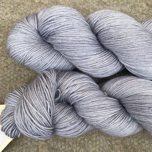 A Nice Grey, merino nylon sock yarn