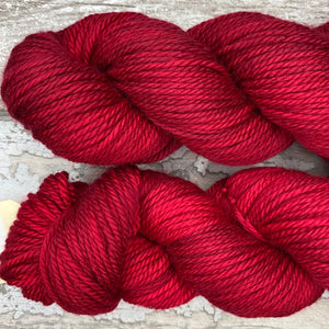 Ruby Aran, soft superwash merino yarn