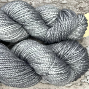 A Nice Grey Aran, soft superwash merino yarn