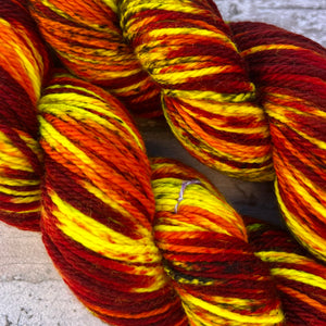 Inner Fire aran, merino nylon yarn