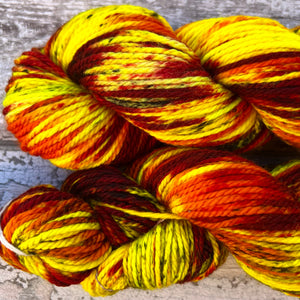 Inner Fire aran, merino nylon yarn