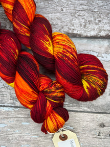 Inner Fire, merino nylon sock yarn