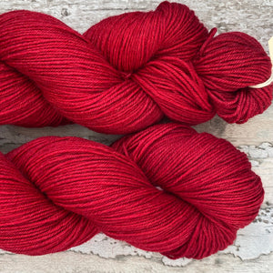 Ruby, merino nylon sock yarn
