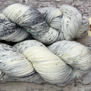 Glacier, merino nylon sock yarn
