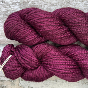 Cabernet Aran, superwash merino yarn
