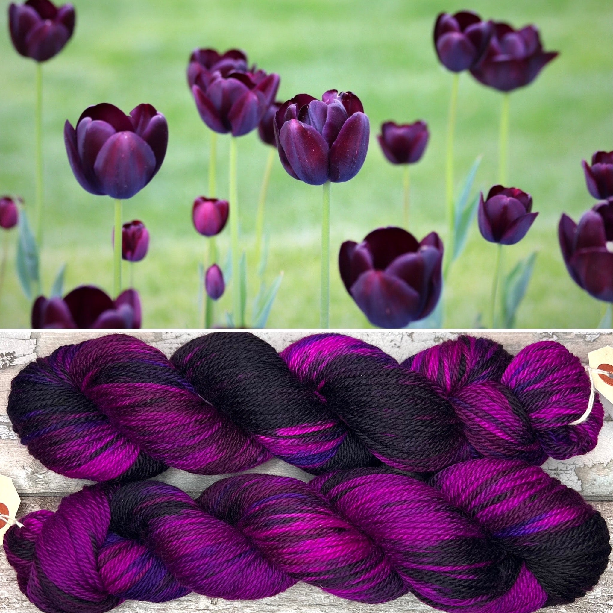 Black hotsell aran yarn