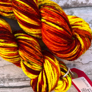 Inner Fire aran, merino nylon yarn