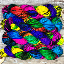 Load image into Gallery viewer, Sacrilegious &amp; Exclusionary Super Chunky, rainbow merino yarn