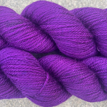 Load image into Gallery viewer, Royal Purple Aran, soft superwash merino yarn