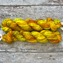 Load image into Gallery viewer, Sunflowers, merino nylon sock yarn