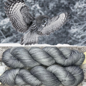 A Nice Grey Aran, soft superwash merino yarn